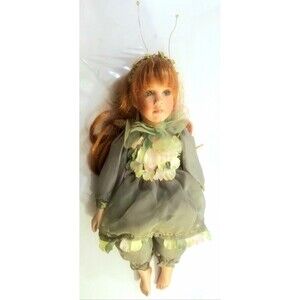 Kelly J Rubert AEL 2001  Porcelain Adorned Fairy Doll 15"